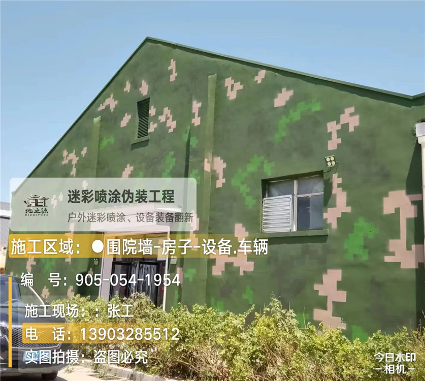 呼和浩特外墙数码迷彩漆施工报价清单（100㎡标准墙面测算）